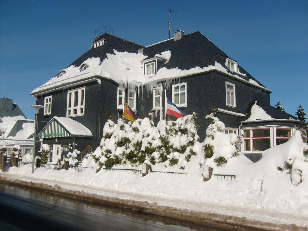 Pension Haus Am Waldesrand Oberhof  Esterno foto
